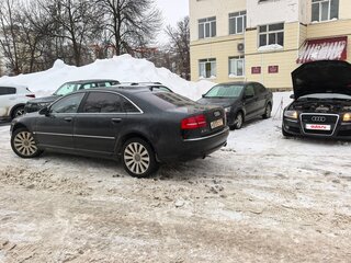 2007 Audi A8 Long II (D3) Рестайлинг 2, чёрный, 900000 рублей, вид 4