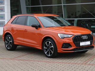 2023 Audi Q3 35 TDI II (F3), оранжевый, 3842026 рублей, вид 2