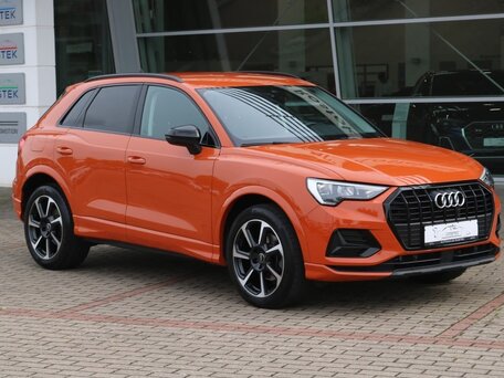 2023 Audi Q3 35 TDI II (F3), оранжевый, 3842026 рублей, вид 2