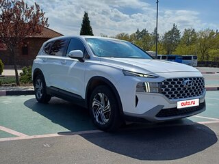 2021 Hyundai Santa Fe IV Рестайлинг, белый, 3200000 рублей, вид 3