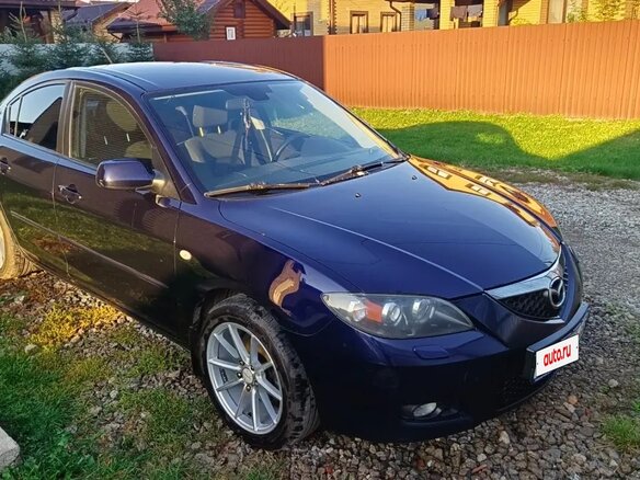 2008 Mazda 3 I (BK) Рестайлинг, синий