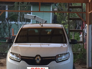 2017 Renault Logan II, белый, 740000 рублей, вид 4