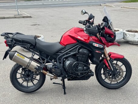 2014 Triumph Tiger Explorer, красный, 700000 рублей, вид 2