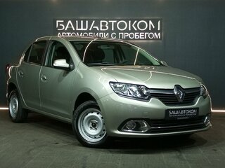 2017 Renault Logan II, бежевый, 730000 рублей, вид 3