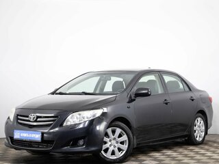 2007 Toyota Corolla X (E140, E150), чёрный, 1039000 рублей, вид 3