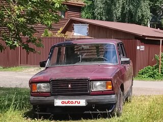 2002 Lada (ВАЗ) 2107, пурпурный, 360000 рублей, вид 2