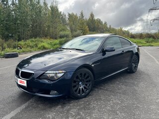 2008 BMW 6 серии 630i II (E63/E64) Рестайлинг, синий, 1580000 рублей, вид 1