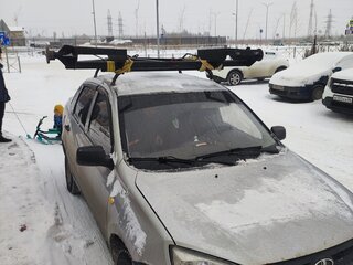 2014 Lada (ВАЗ) Granta I, серебристый, 252000 рублей, вид 2