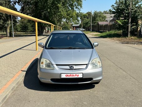 2001 Honda Civic VII, серебристый, 340000 рублей, вид 1