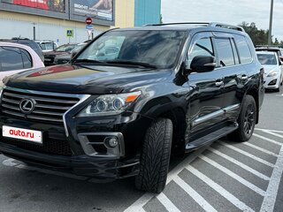 2012 Lexus LX 570 III Рестайлинг, чёрный, 4200000 рублей, вид 2