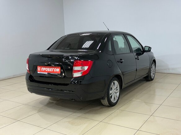 2022 Lada (ВАЗ) Granta I Рестайлинг, чёрный - вид 3