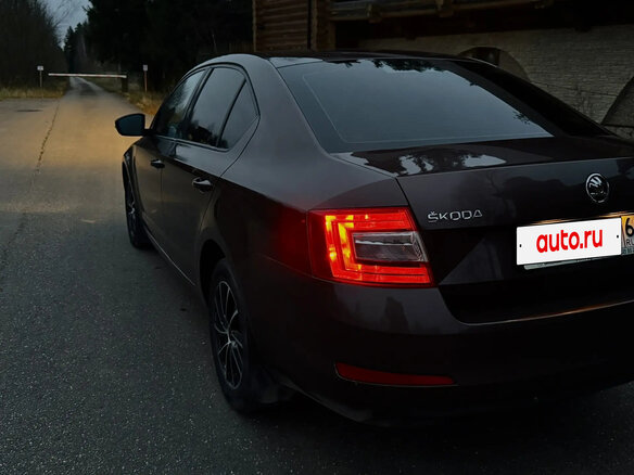 2014 Skoda Octavia III (A7), коричневый, 1135000 рублей - вид 5