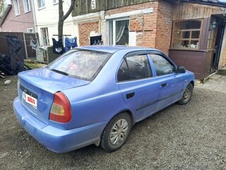 2003 Hyundai Accent ТагАЗ II, фиолетовый, 180000 рублей, вид 4