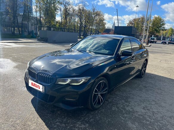 2022 BMW 3 серии 320d xDrive VII (G2x) Рестайлинг, чёрный, 5200000 рублей