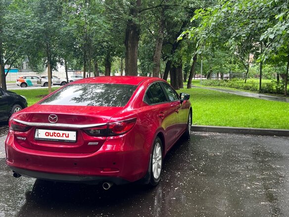 2015 Mazda 6 III (GJ) Рестайлинг, красный, 1670000 рублей - вид 5