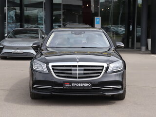 2017 Mercedes-Benz S-Класс 560 Long VI (W222, C217) Рестайлинг, чёрный, 3899000 рублей, вид 2
