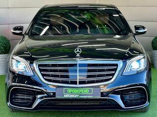 2014 Mercedes-Benz S-Класс 350 CDI BlueTEC Long 9G-TRONIC VI (W222, C217), чёрный, 3149000 рублей, вид 2
