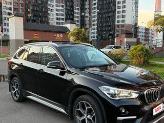 2018 BMW X1 18d xDrive II (F48), чёрный, 2650000 рублей, вид 3
