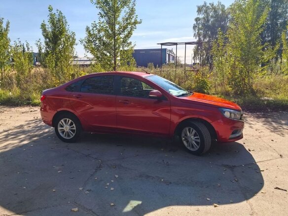 2016 Lada (ВАЗ) Vesta I, красный - вид 5