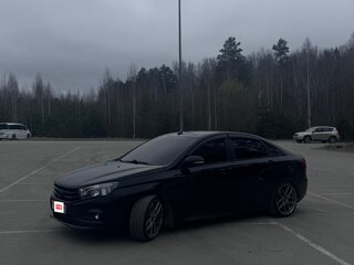 2020 Lada (ВАЗ) Vesta I, чёрный, 1170000 рублей, вид 2
