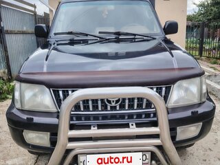 2001 Toyota Land Cruiser Prado 90 Series Рестайлинг, чёрный, 1000000 рублей, вид 3