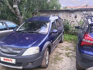 2019 Lada (ВАЗ) Largus Cross I, синий, 950000 рублей, вид 2