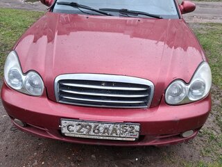 2006 Hyundai Sonata ТагАЗ IV (EF) Рестайлинг, красный, 225000 рублей, вид 1