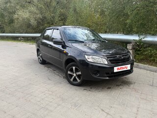 2013 Lada (ВАЗ) Granta I, чёрный, 410000 рублей, вид 3