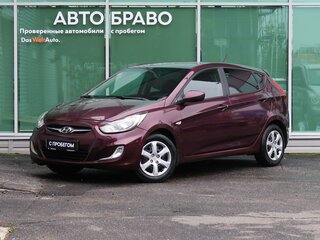 2012 Hyundai Solaris I, фиолетовый, 619000 рублей, вид 1