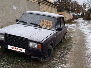 2003 Lada (ВАЗ) 2107, фиолетовый, 65000 рублей, вид 2