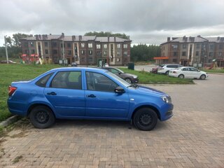 2021 Lada (ВАЗ) Granta I Рестайлинг, синий, 750000 рублей, вид 2