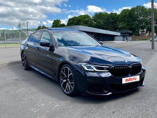 2021 BMW 5 серии 530i VII (G30/G31/G38) Рестайлинг, чёрный, 4600000 рублей, вид 3