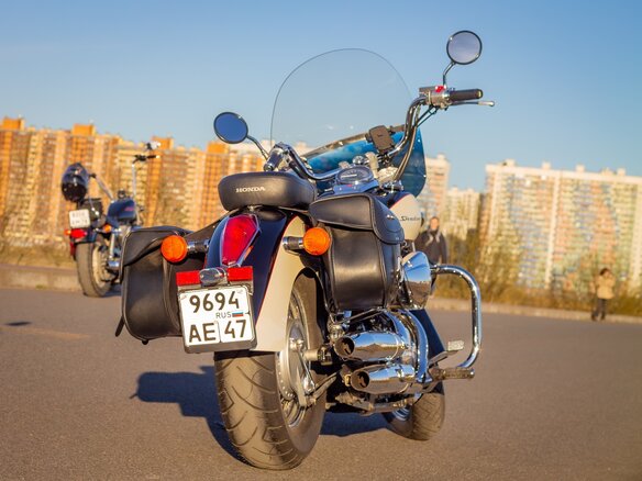 2008 Honda Shadow 750, чёрный, 480000 рублей - вид 10