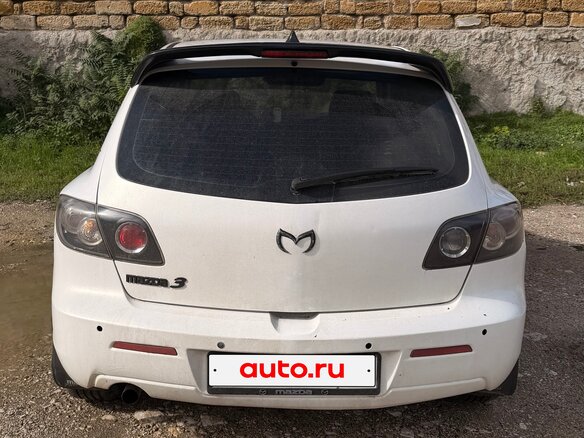 2007 Mazda 3 I (BK) Рестайлинг, белый, 445000 рублей - вид 6