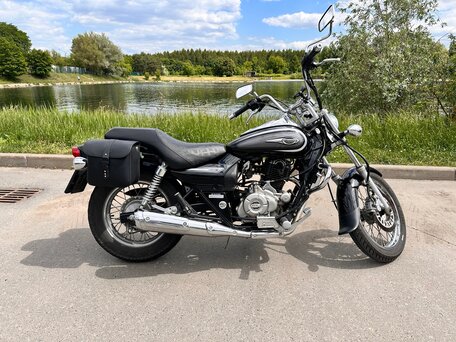 2017 Bajaj Avenger, чёрный, 180000 рублей, вид 1