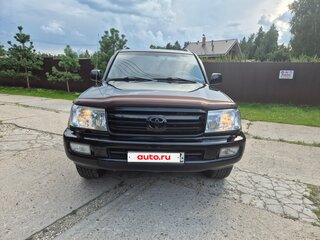 2006 Toyota Land Cruiser 100 Series Рестайлинг 2, чёрный, 2300000 рублей, вид 2