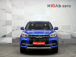 2019 Chery Tiggo 4 I Рестайлинг, синий, 1350000 рублей, вид 2