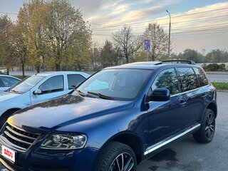 2006 Volkswagen Touareg I, синий, 1190000 рублей, вид 1