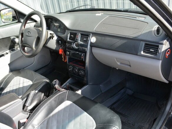 2008 Lada (ВАЗ) Priora I, чёрный, 205000 рублей - вид 10