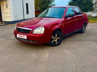 2007 Lada (ВАЗ) Priora I, красный, 170000 рублей, вид 1