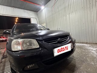 2008 Hyundai Accent ТагАЗ II, чёрный, 260000 рублей, вид 3