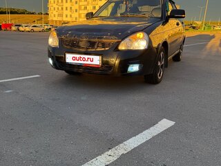 2008 Lada (ВАЗ) Priora I, чёрный, 205000 рублей, вид 4