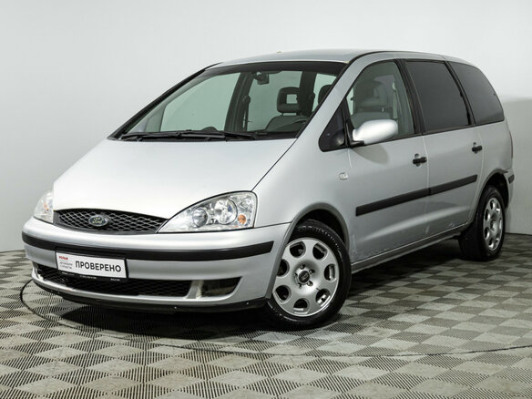2002 Ford Galaxy I Рестайлинг, серебристый