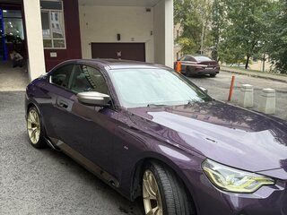 2021 BMW 2 серии M240i xDrive G42, фиолетовый, 6400000 рублей, вид 2
