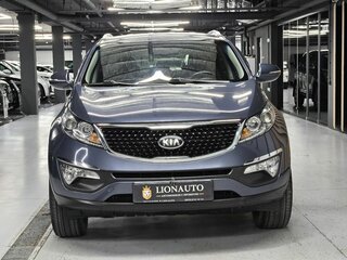 2014 Kia Sportage III Рестайлинг, синий, 1450000 рублей, вид 2