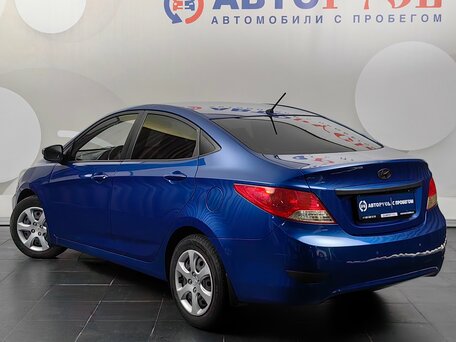 2014 Hyundai Solaris I, синий, 707000 рублей, вид 2