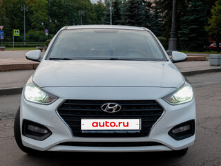 2018 Hyundai Solaris II, белый, 1100000 рублей, вид 3