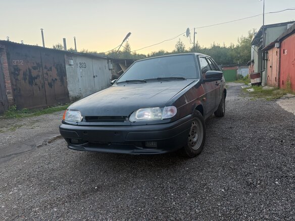 2007 Lada (ВАЗ) 2114, чёрный, 300000 рублей