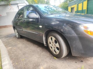 2007 Kia Cerato I Рестайлинг, чёрный, 290000 рублей, вид 2