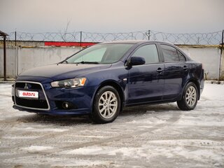 2012 Mitsubishi Lancer X Рестайлинг, синий, 900000 рублей, вид 1